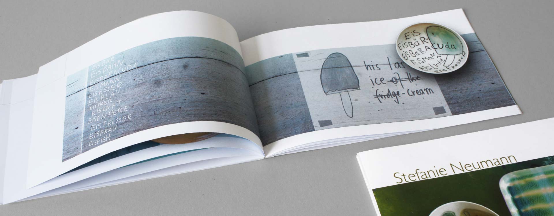 Catalogue Stefanie Neumann, Ceramics and Graphics; Design: Kattrin Richter | Graphic Design Studio